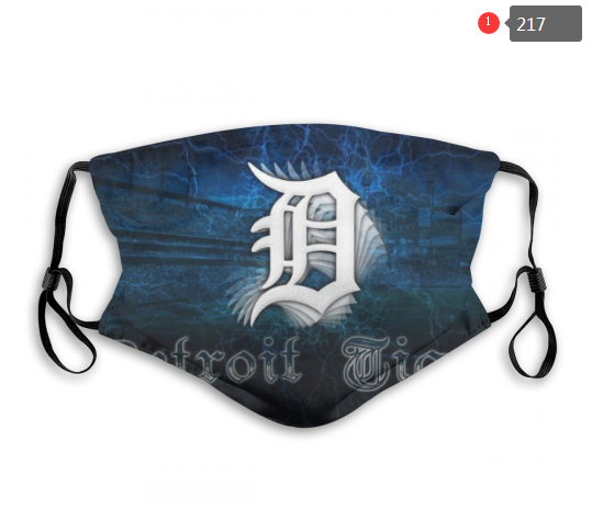 MLB Detroit Tigers Dust mask with filter->soccer dust mask->Sports Accessory